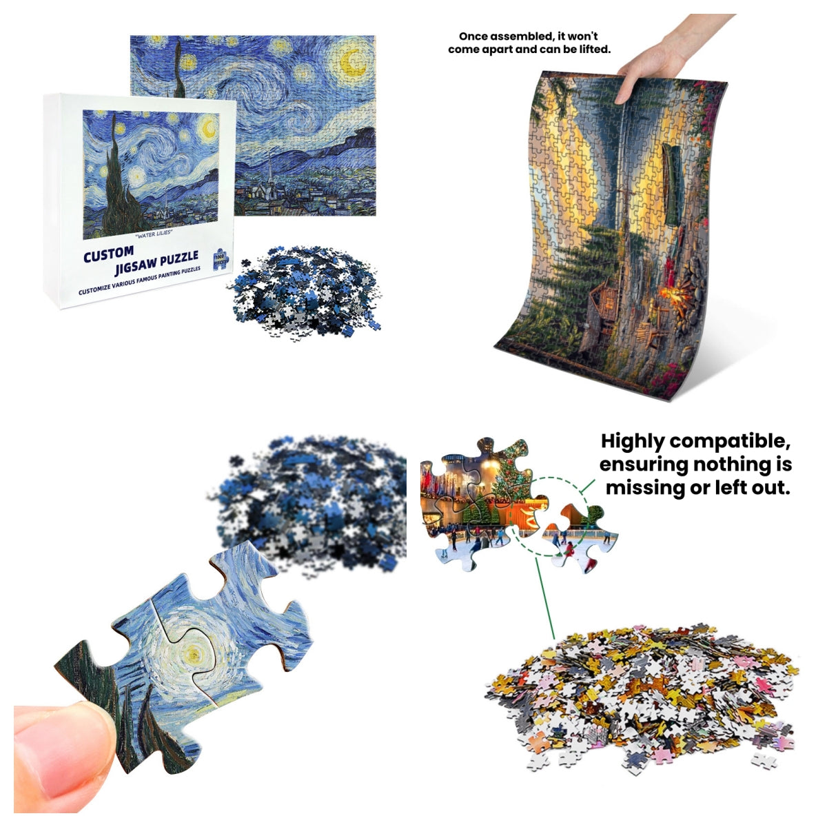 Custom Photo Puzzle - Personalized Jigsaw Puzzle with Your Own Photo|1000-2000 Pieces